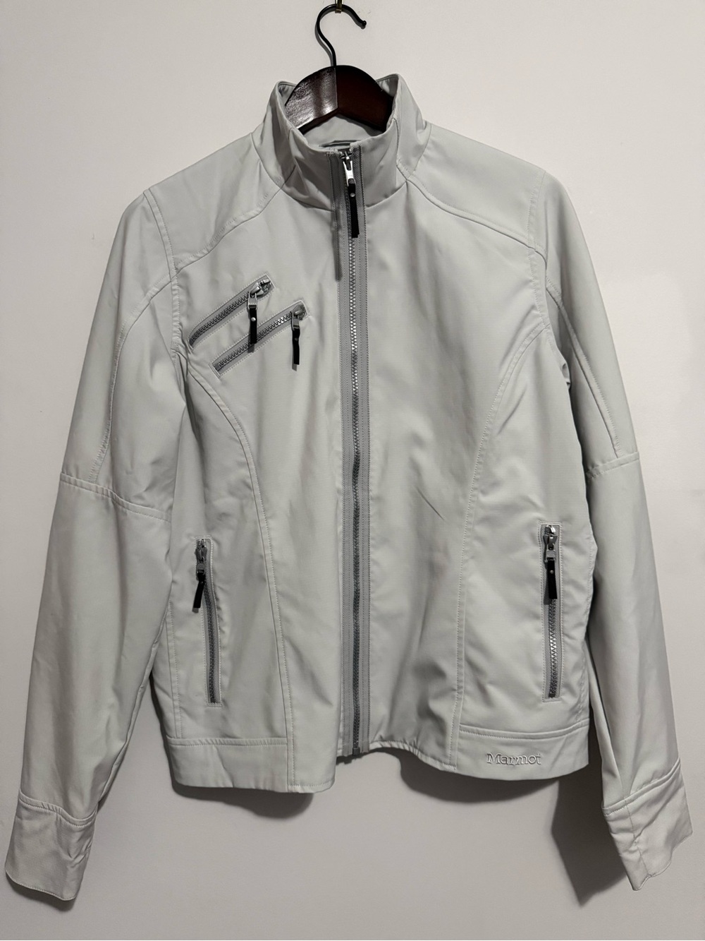 Marmot Light Gray Sporty Jacket